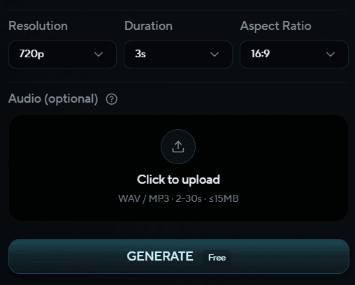 Set parameters